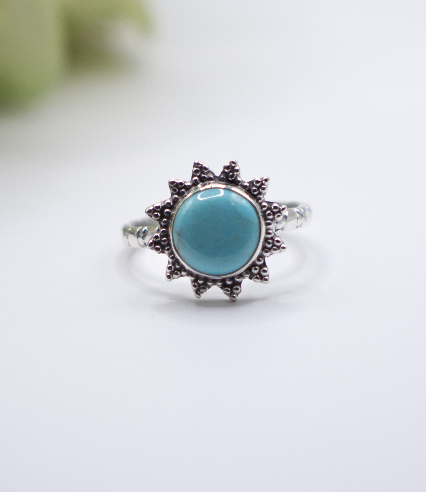 Sunburst Kingman Turquoise - Size 10