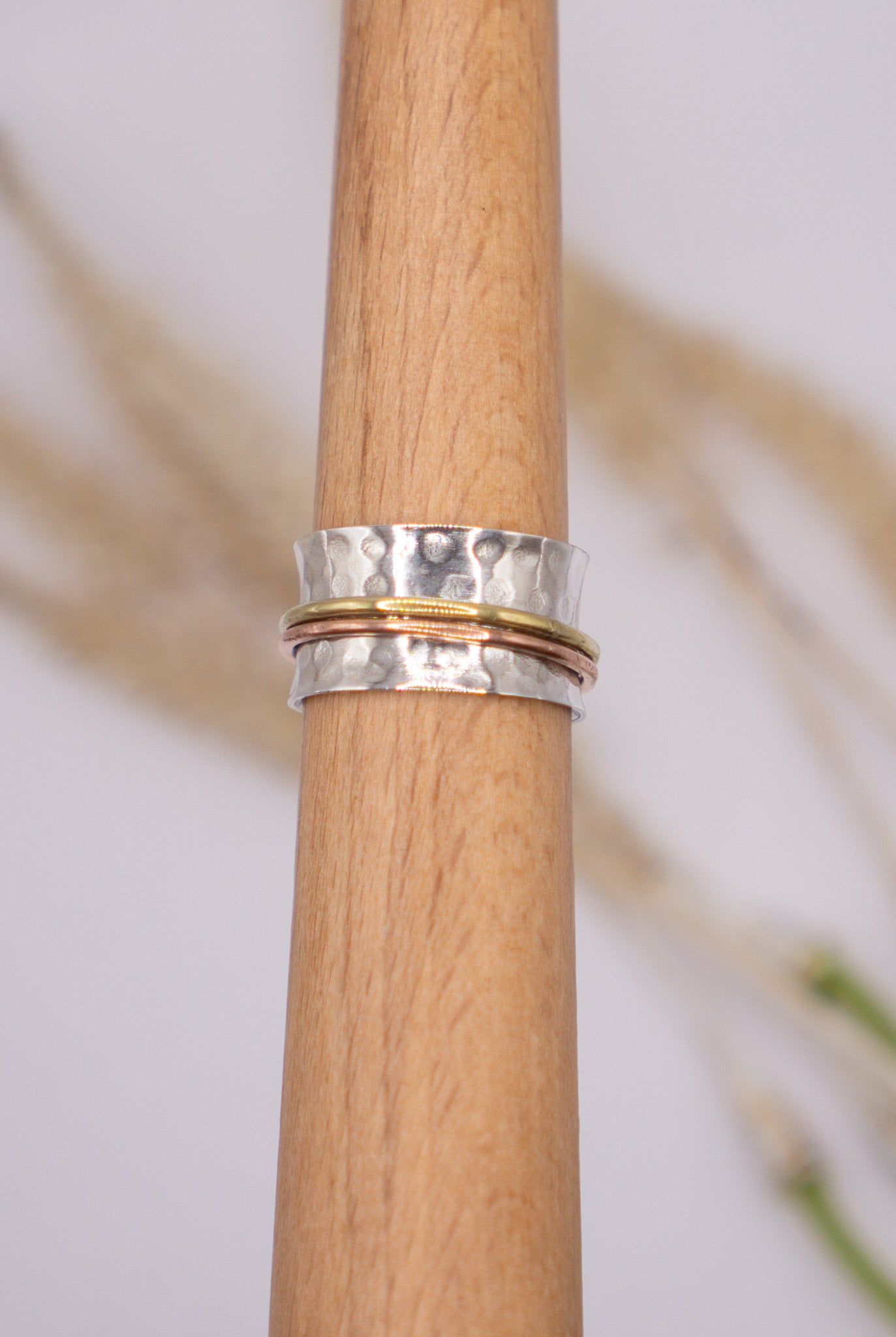 Brass and Copper Spinner Size 8