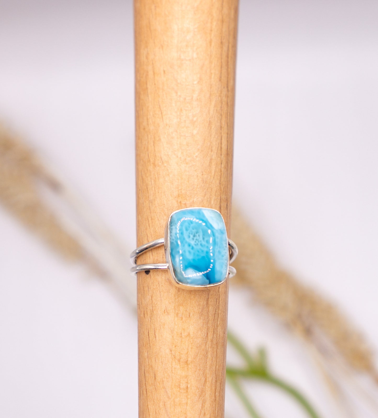 Square Larimar Size 10