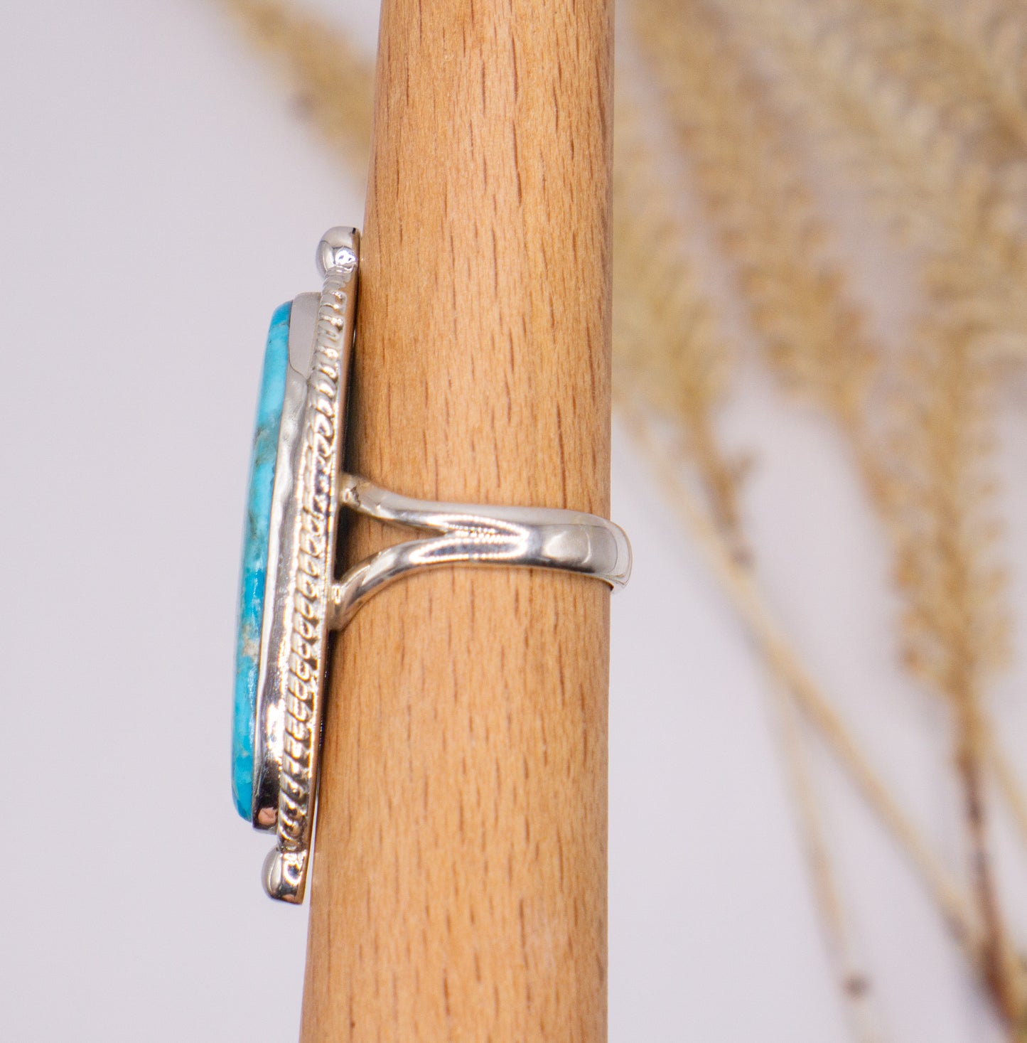 Gorgeous Navajo Inspired Large Turquoise - Size 5.5 - Choose Your Stone