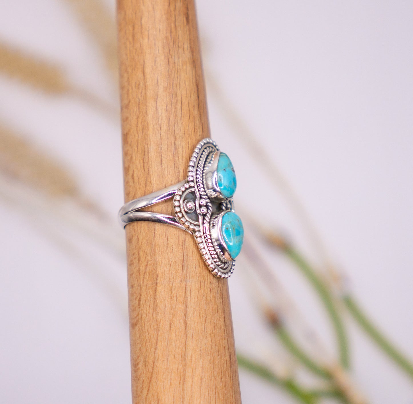 Cowgirl Spirit - Kingman Turquoise Ring - Choose your size