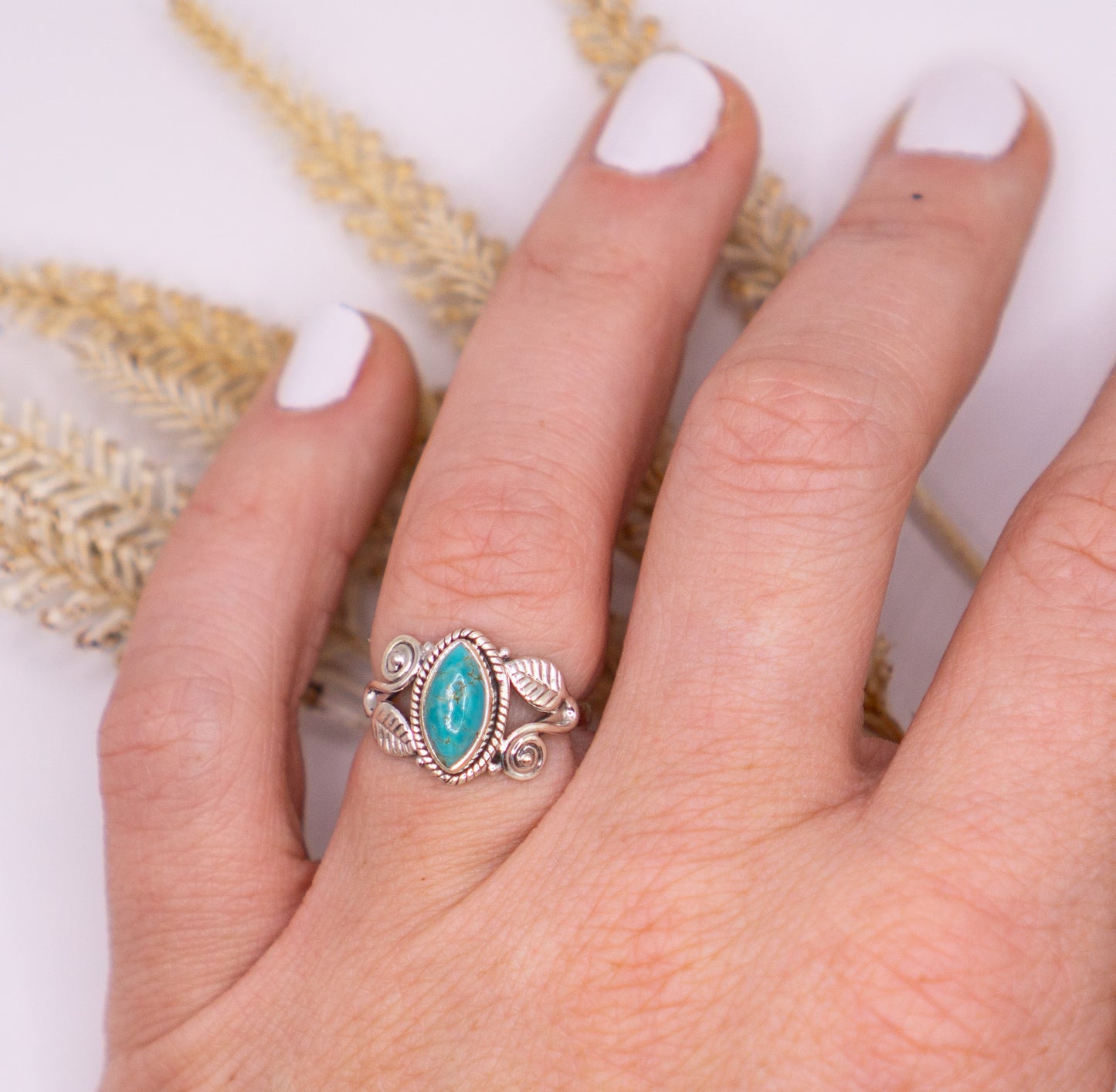 Art Nouveau Kingman Turquoise - Choose your size