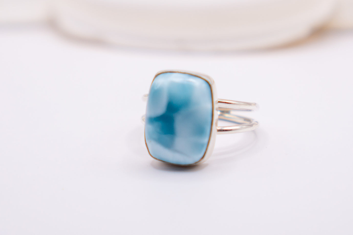 Rectangle Larimar - Size 9.75