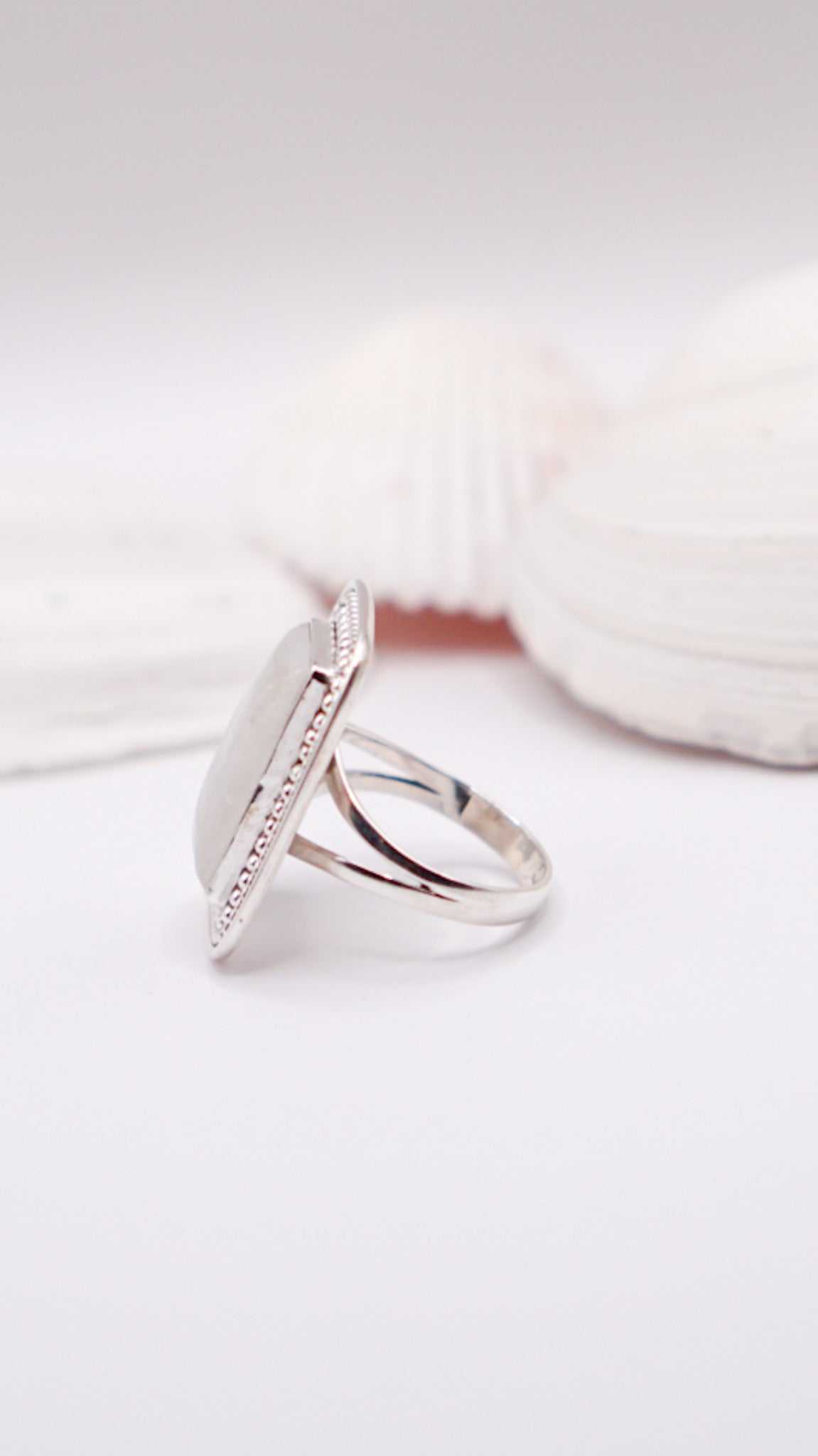 Rectangle Moonstone - Size 10