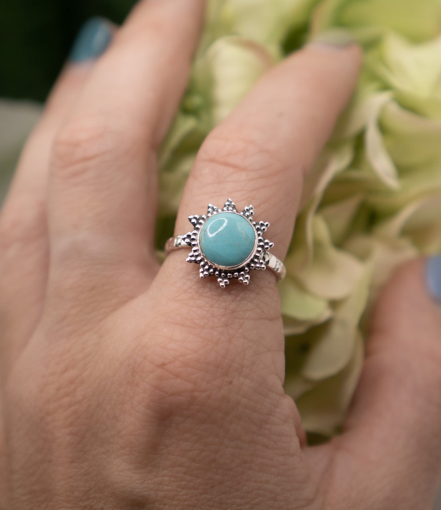 Sunburst Kingman Turquoise - Size 10