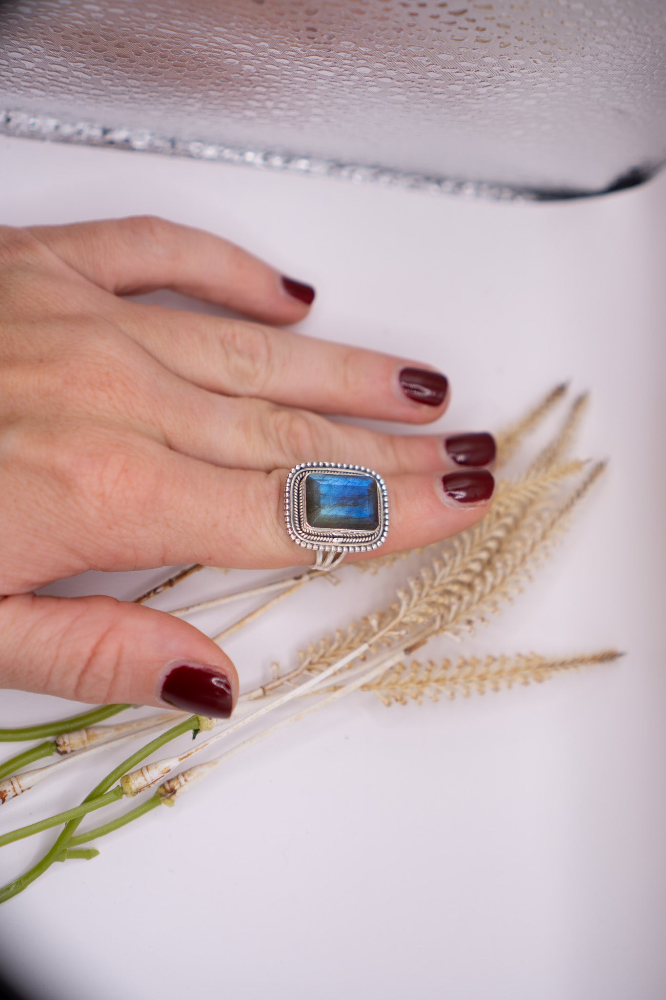 Rectangular Labordorite Size 7