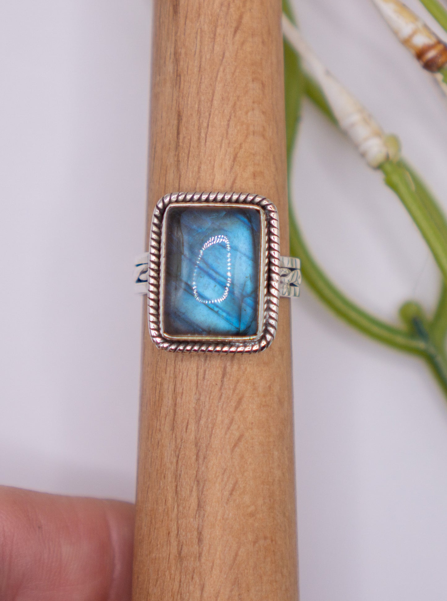 Rectangular Labradorite size 8.5