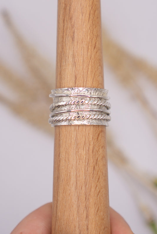 All Silver Spinner Ring