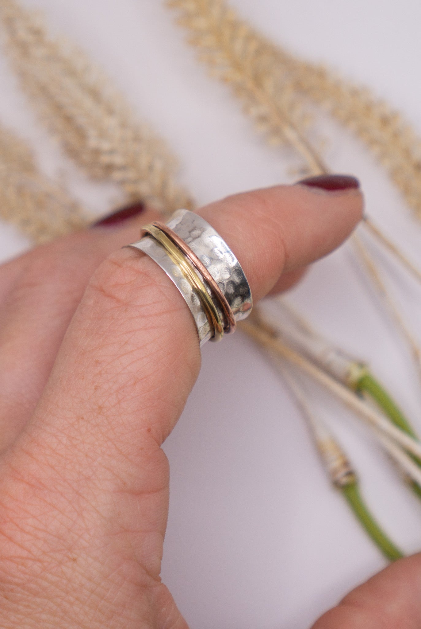 Brass and Copper Spinner Size 8