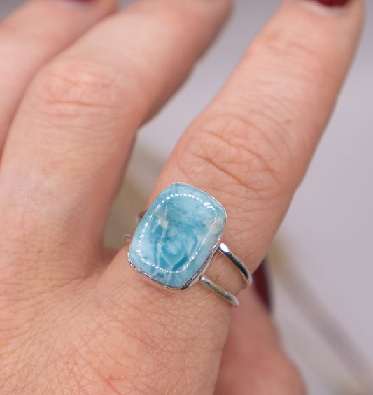 Deep Blue Larimar Size 9