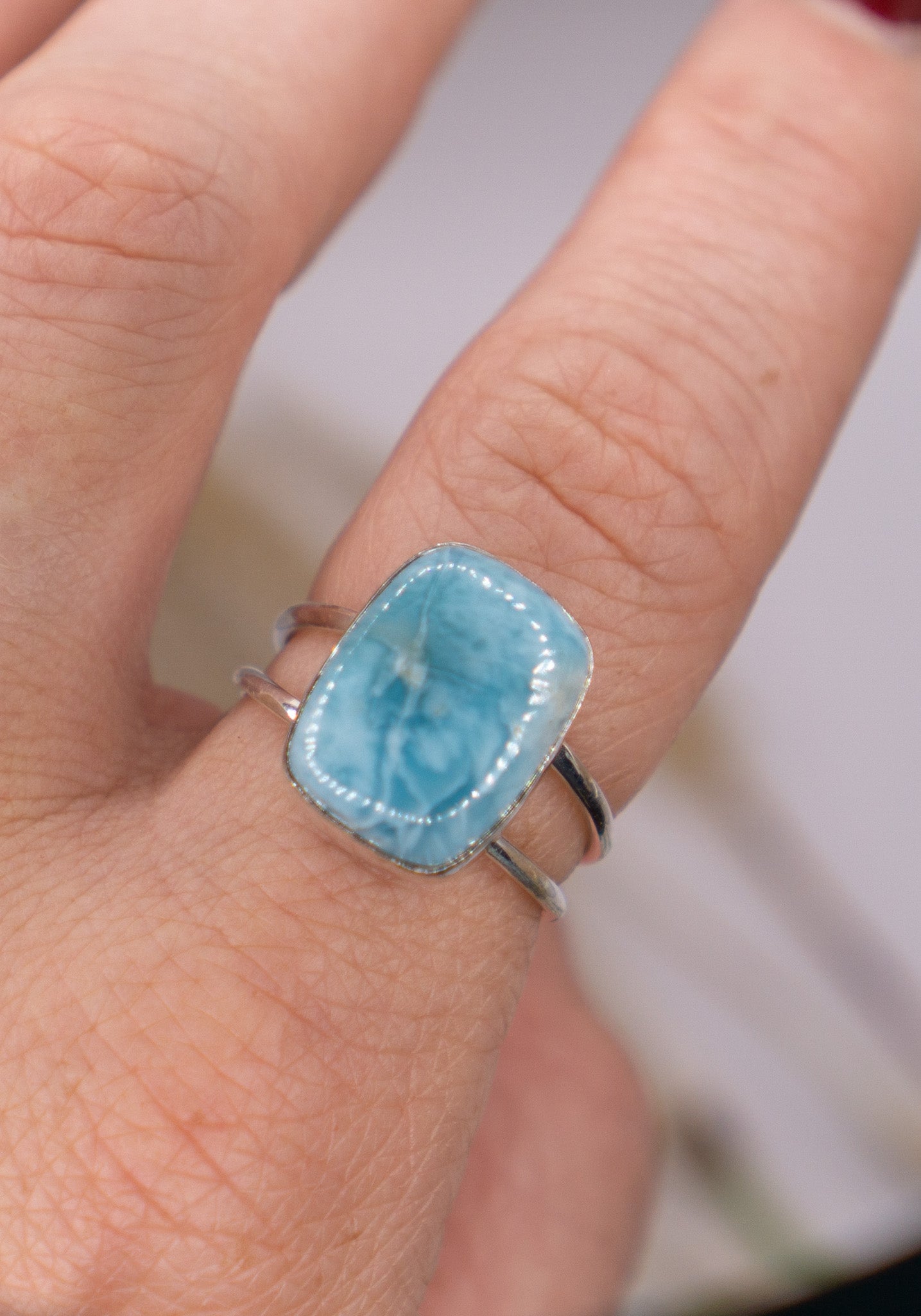 Deep Blue Larimar Size 9