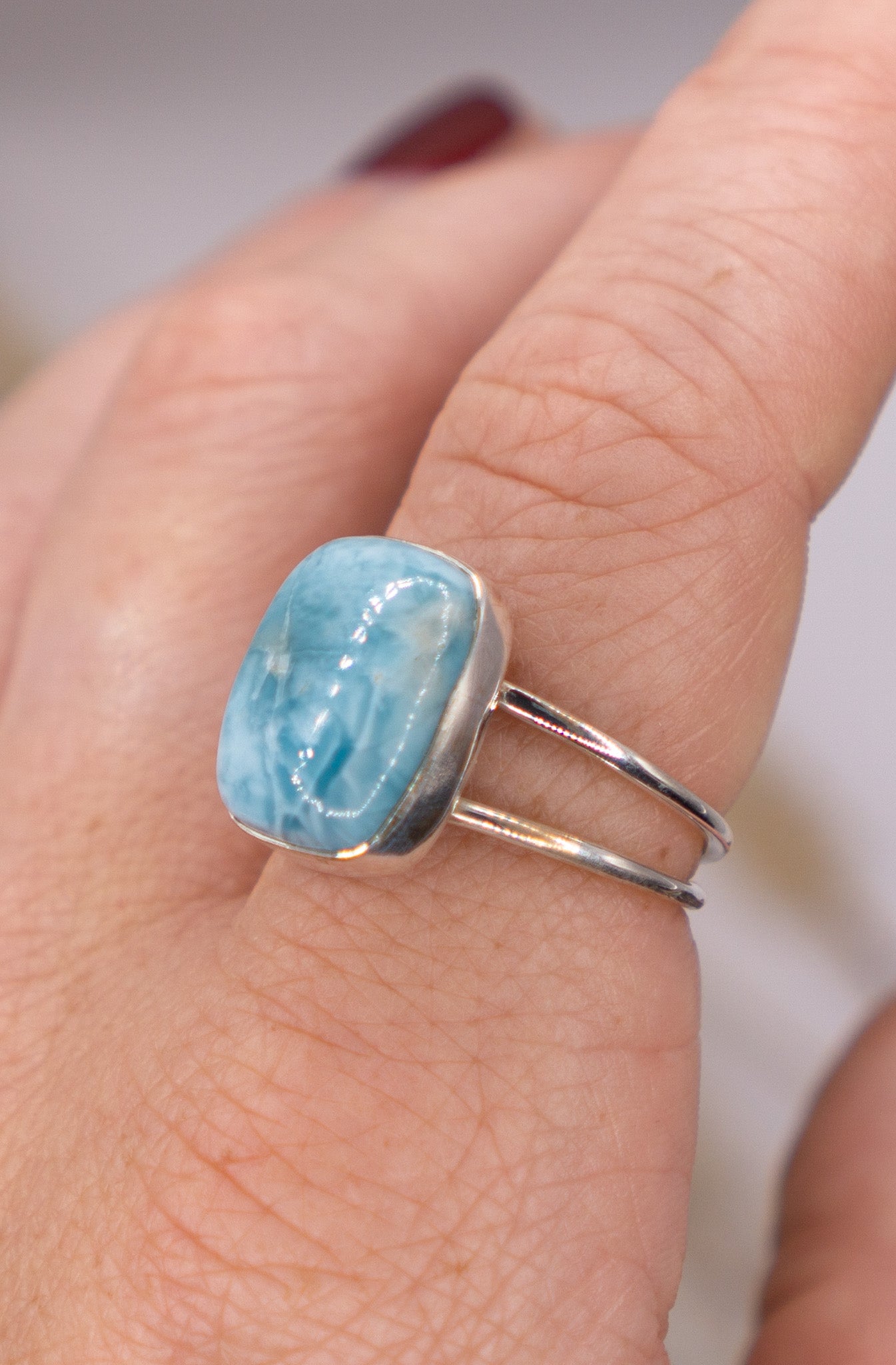 Deep Blue Larimar Size 9