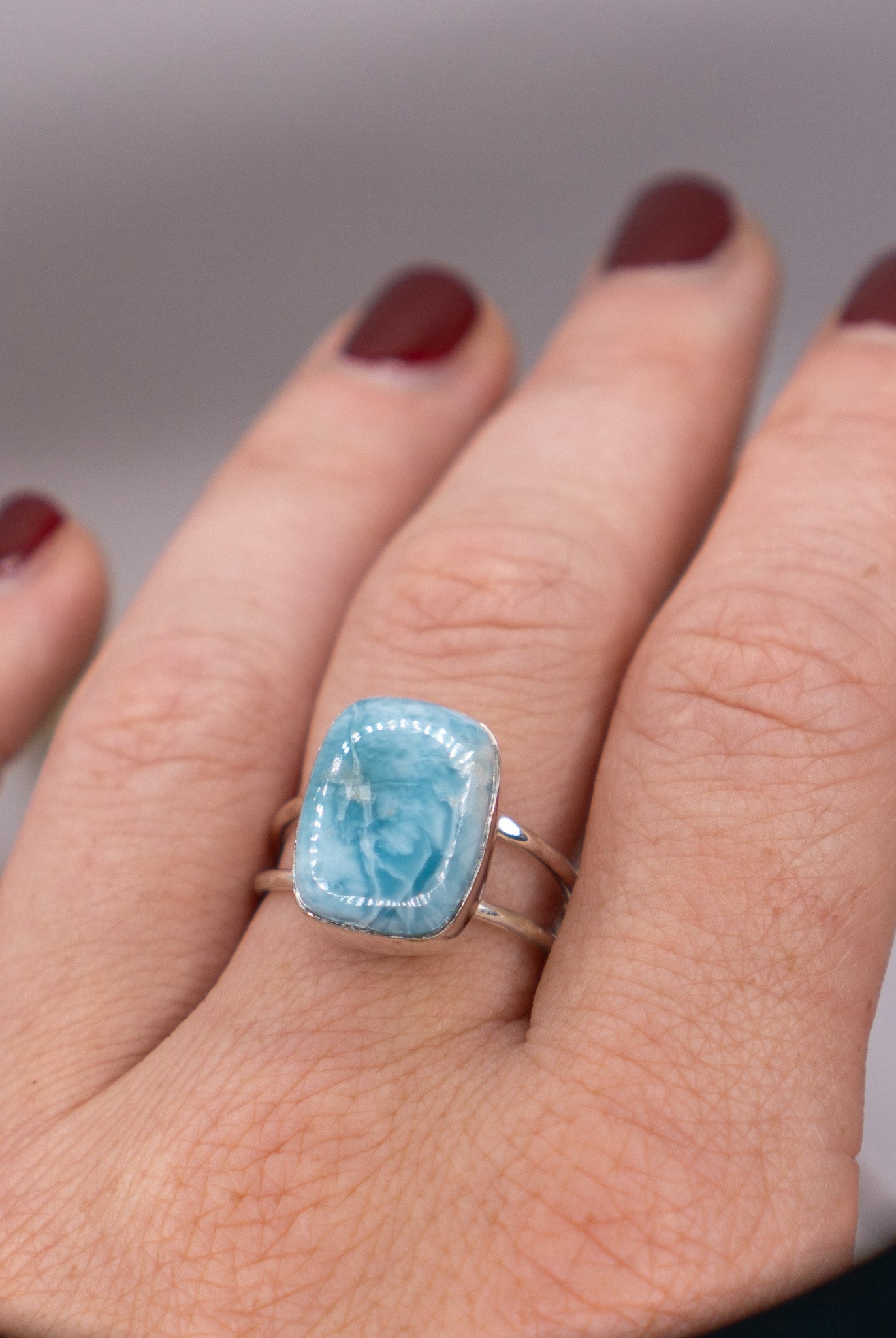 Deep Blue Larimar Size 9