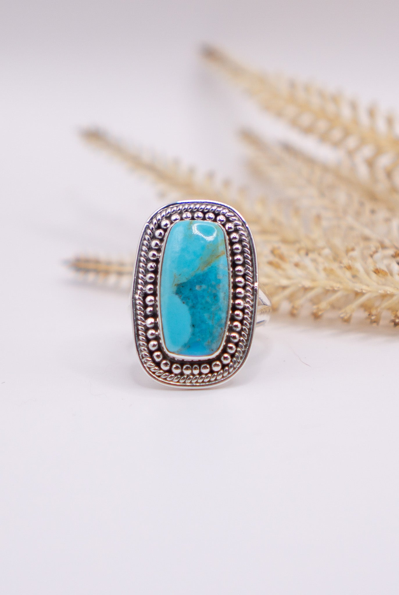 Mohave Turquoise Two Tone Blue Size 7