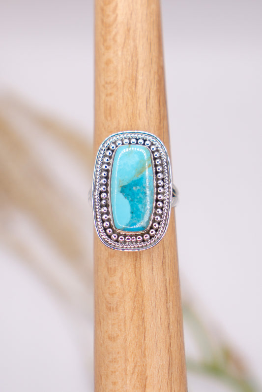 Mohave Turquoise Two Tone Blue Size 7