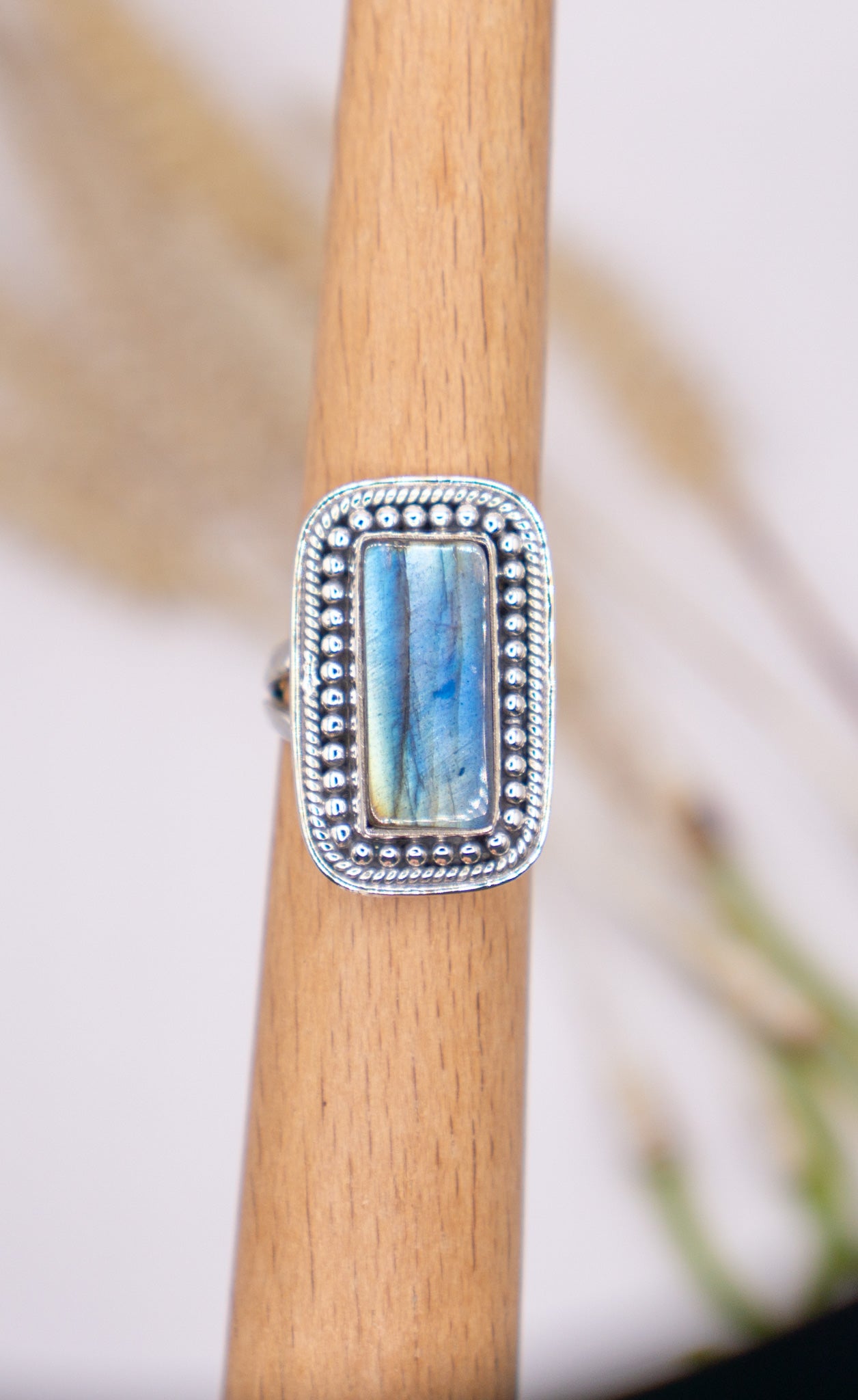 Striated Labradorite Rectangle Size 5.5