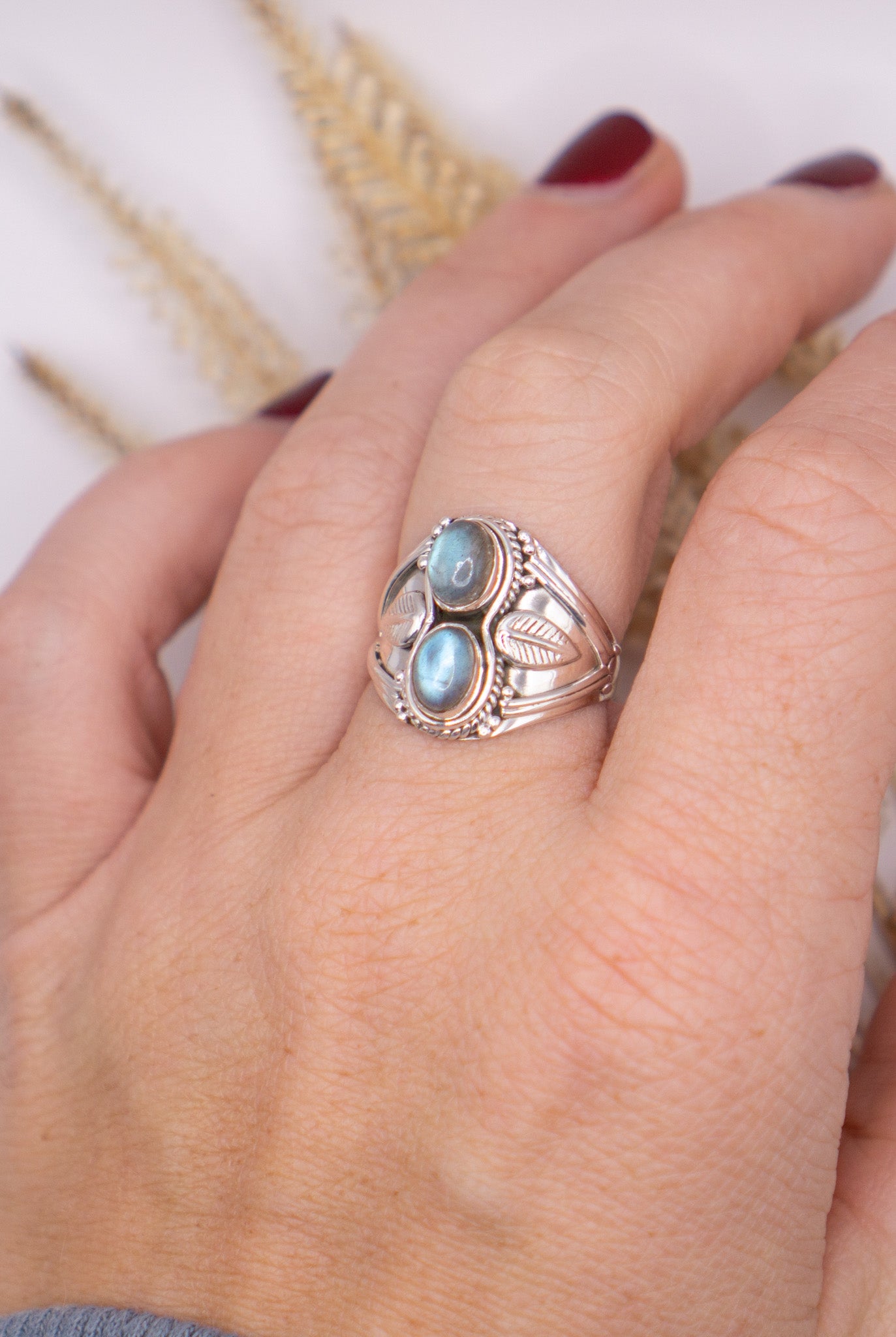 Double Labradorite Size 8