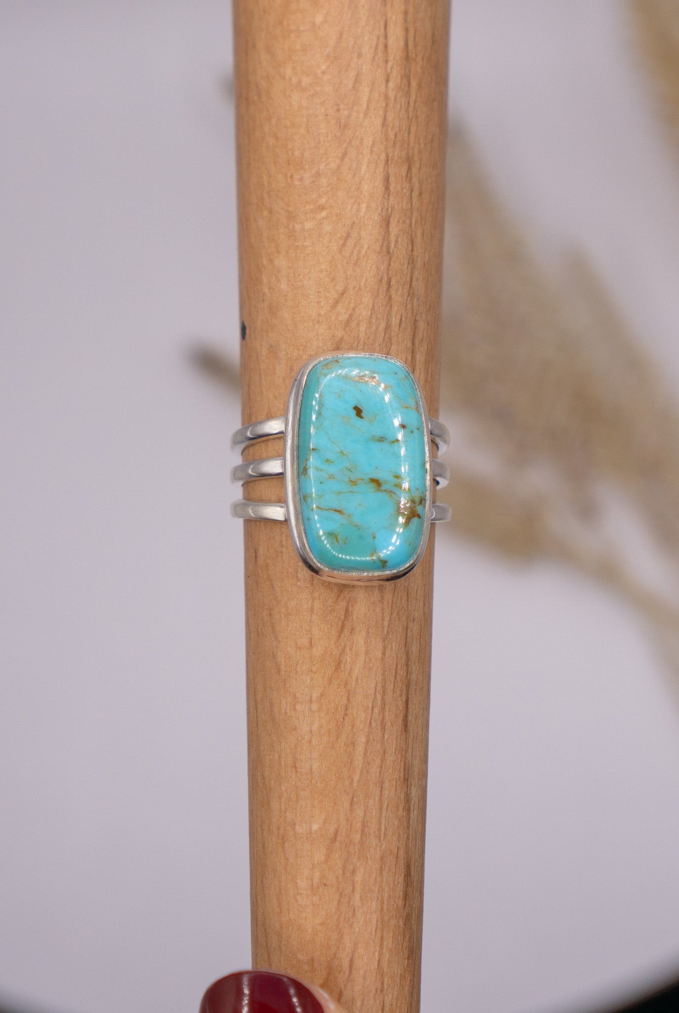 Turquoise Rectangle Size 9