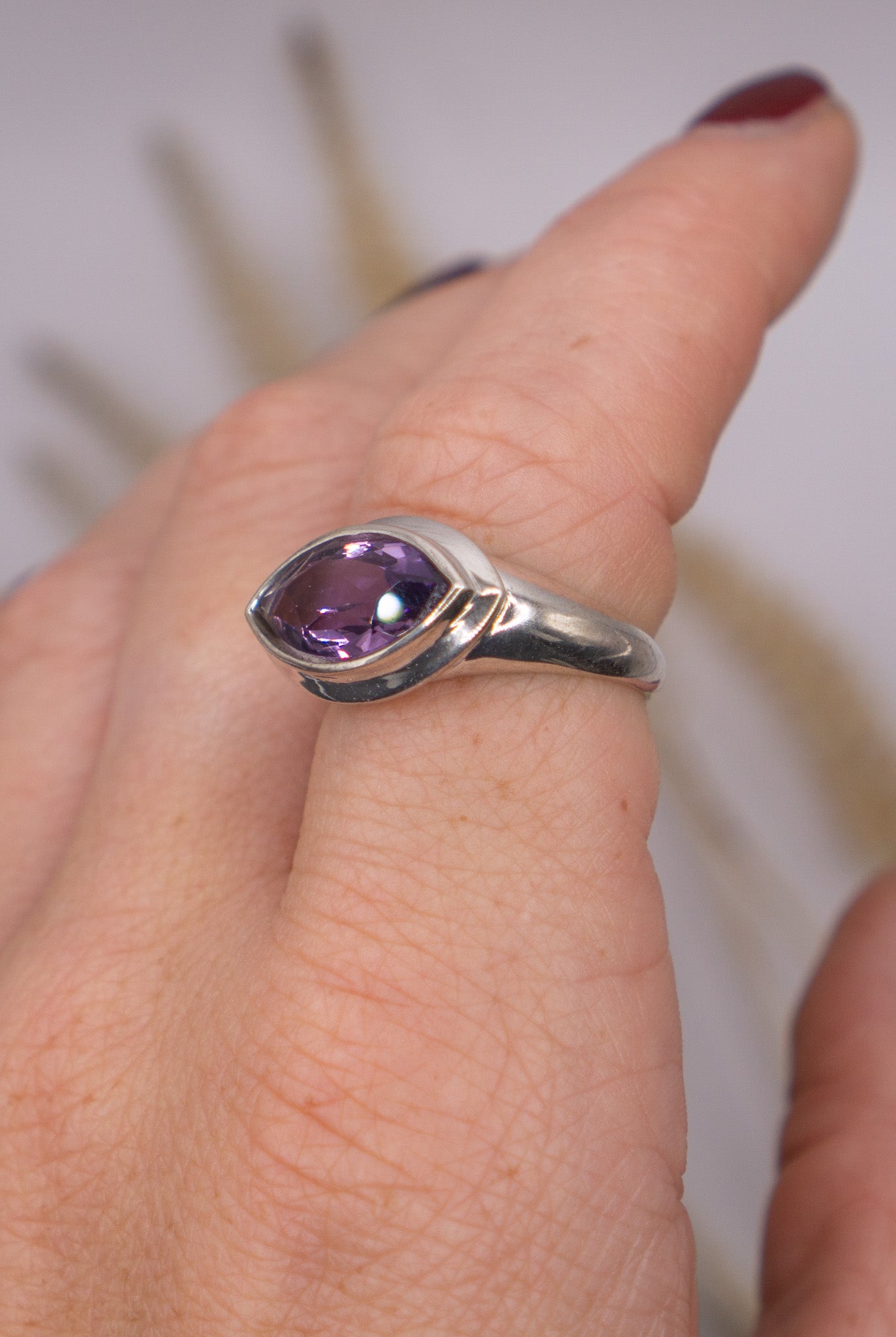 East/West Amethyst Size 9