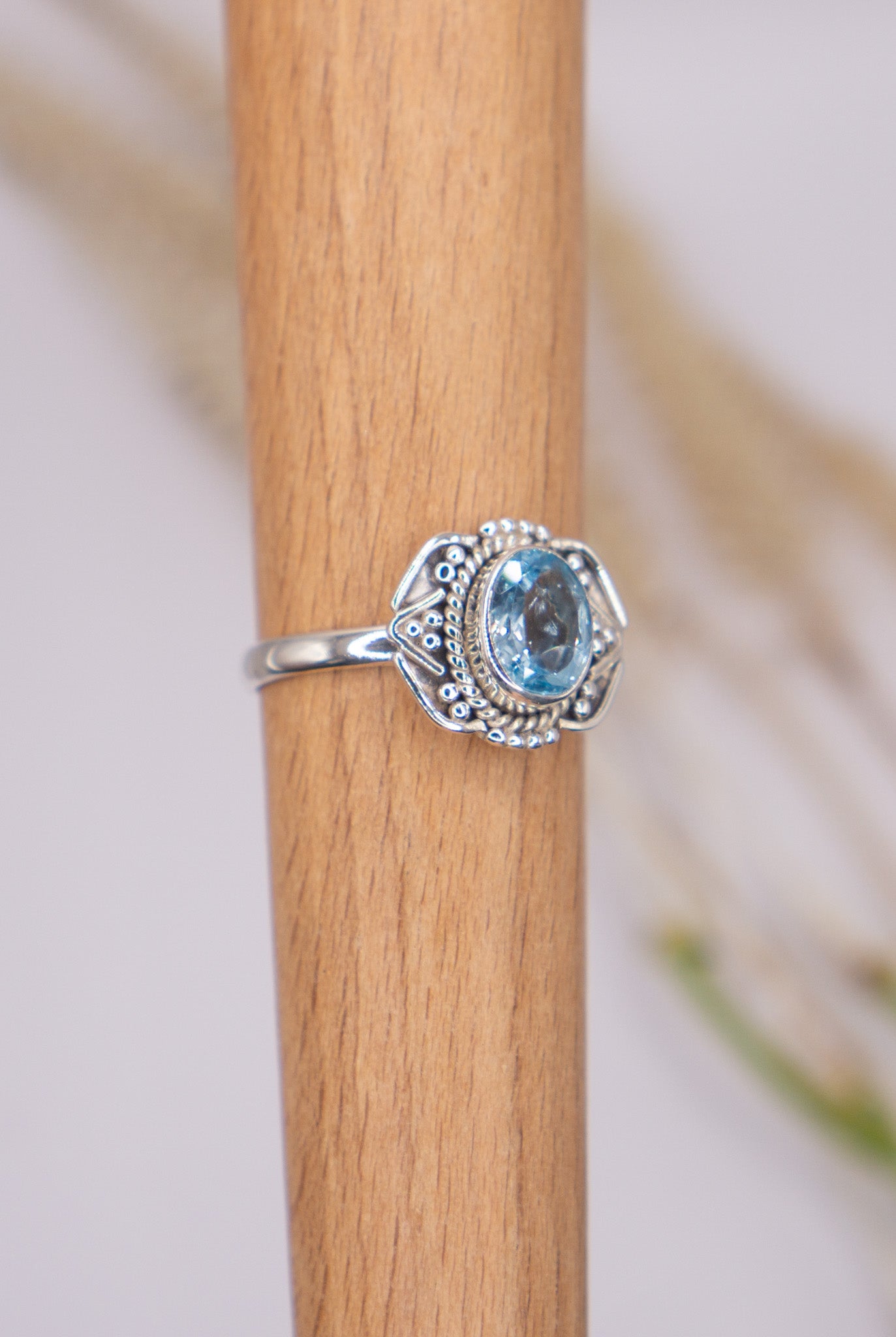 Blue Topaz Oval Size 10.5