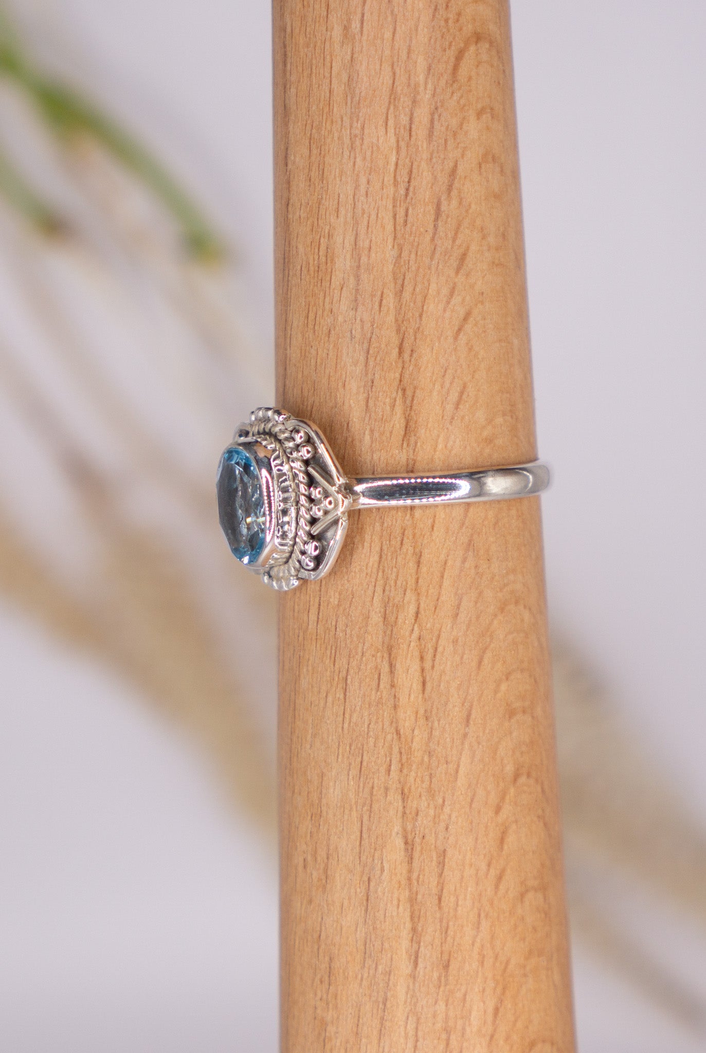 Blue Topaz Oval Size 10.5