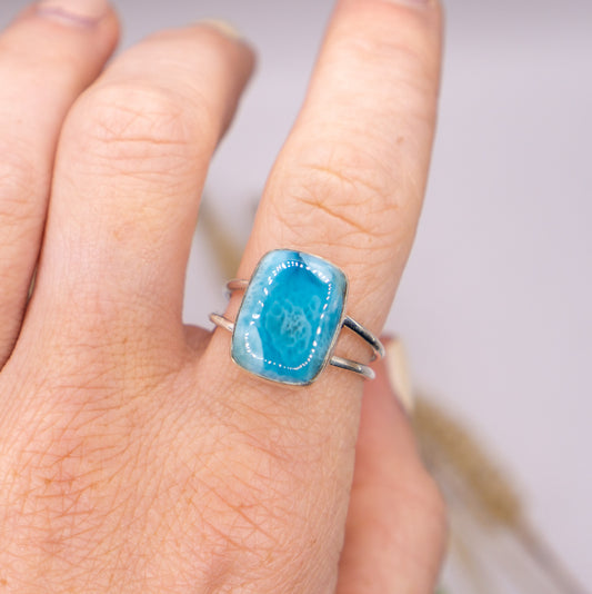Square Larimar Size 10