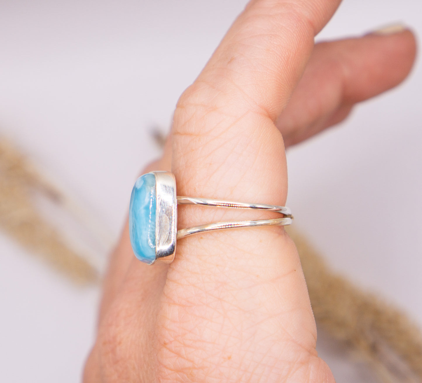 Square Larimar Size 10