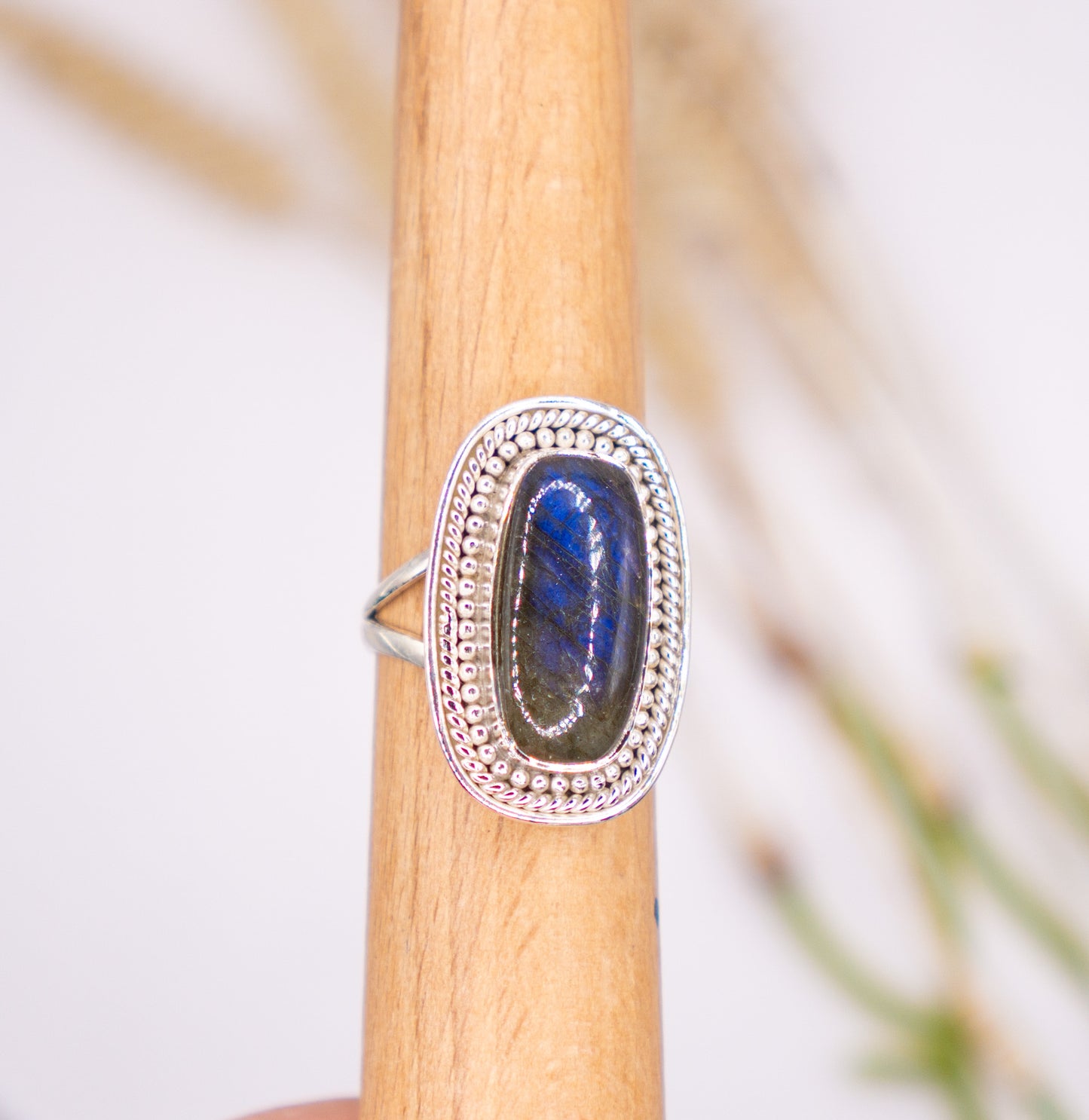 Mesmerizing Rectangular Labradorite - Size 8.5