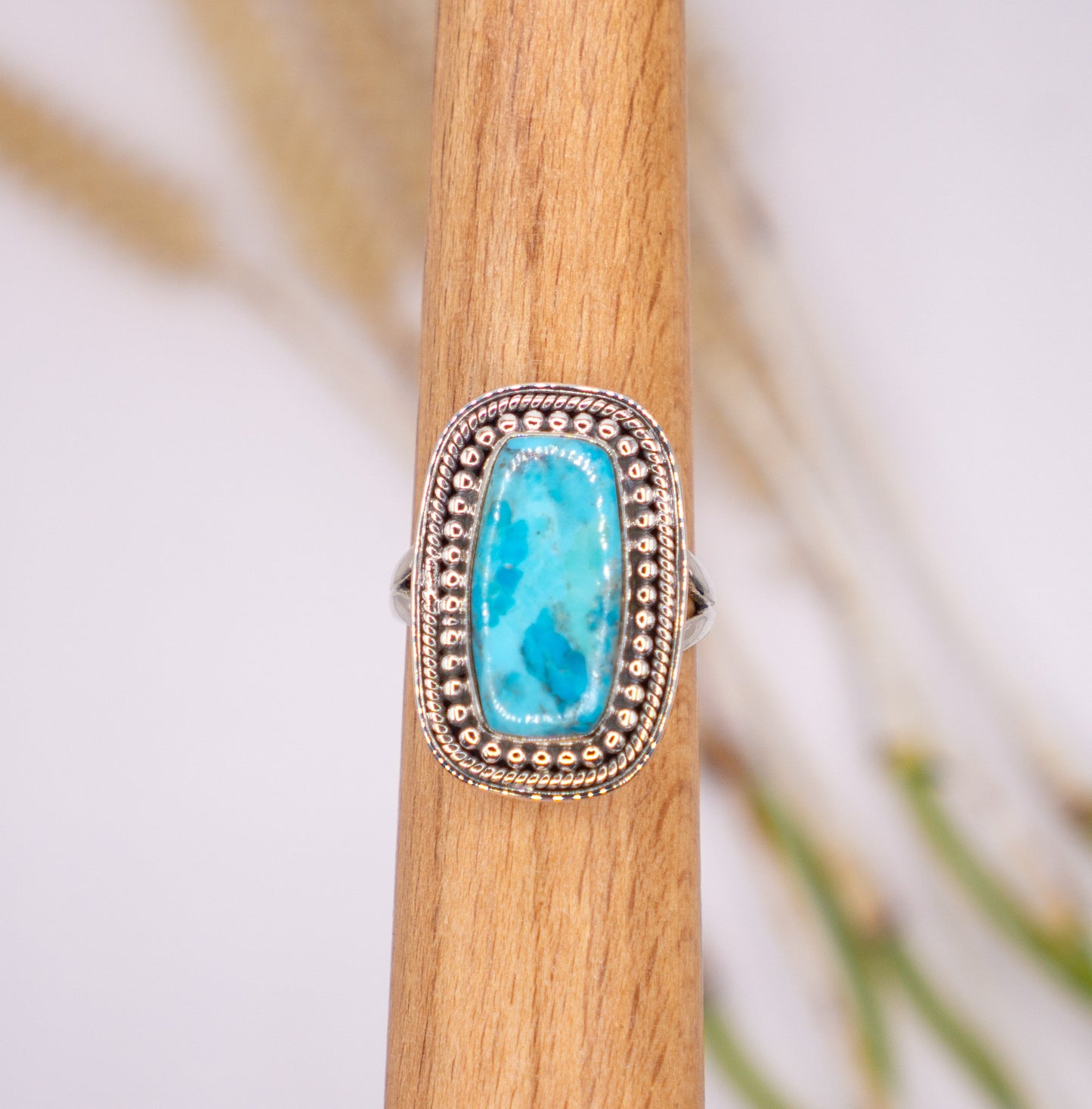 Brilliant Rectangular Turquoise - Size 8