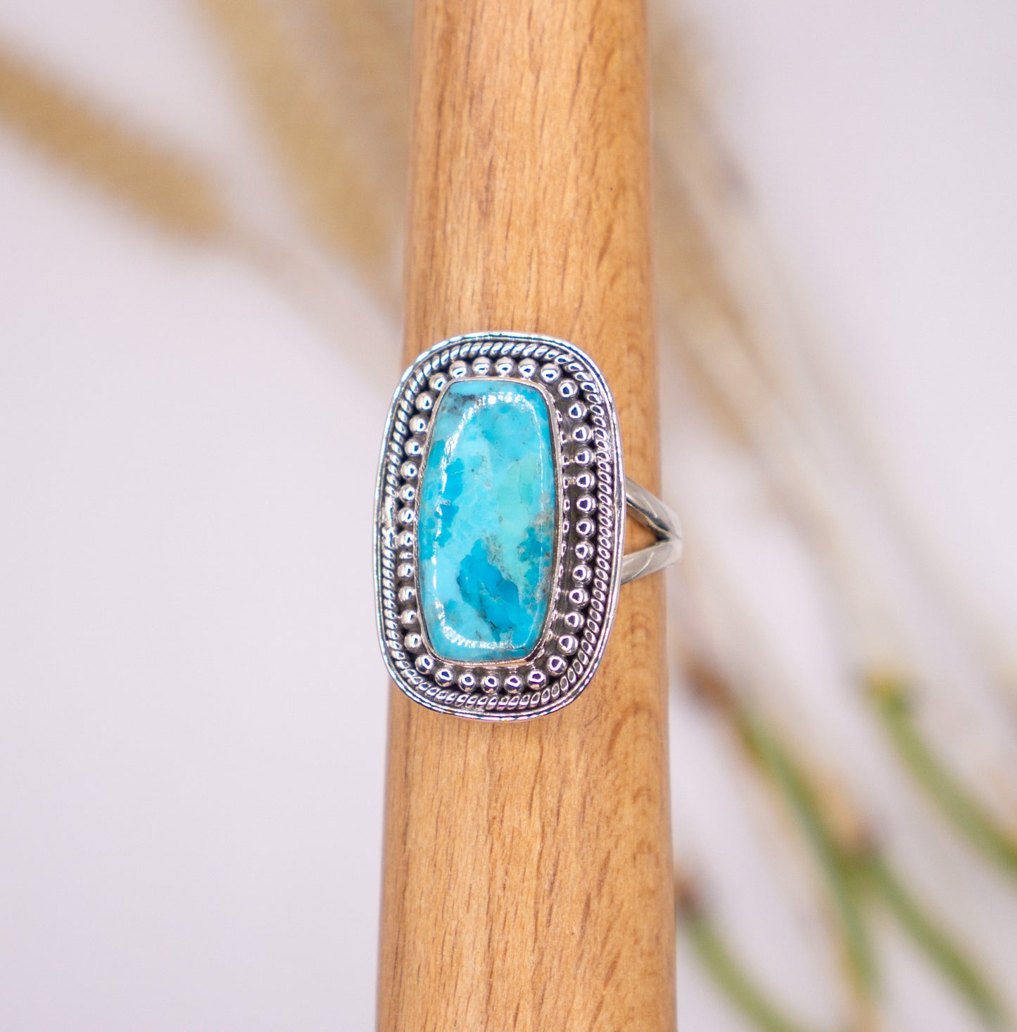 Brilliant Rectangular Turquoise - Size 8