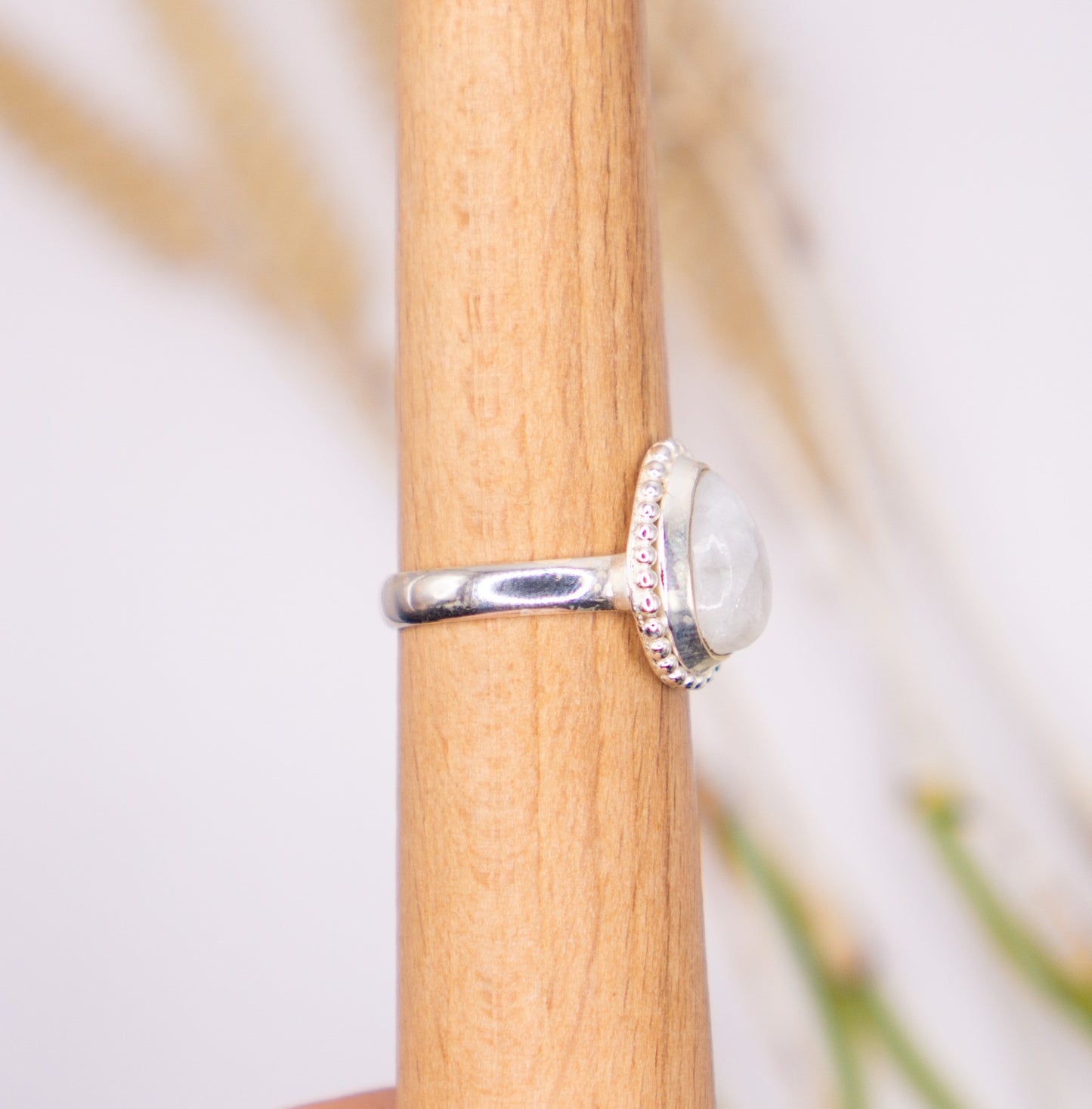 Timeless Teardrop Moonstone - Size 9