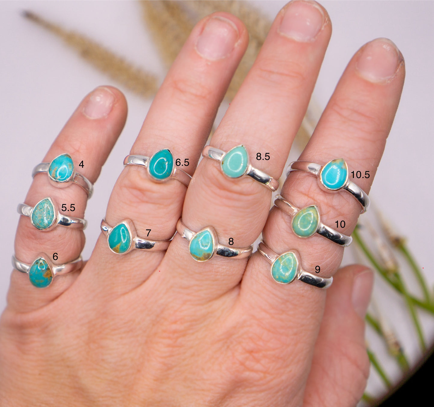 Tiny Teardrop Mixed Sizes