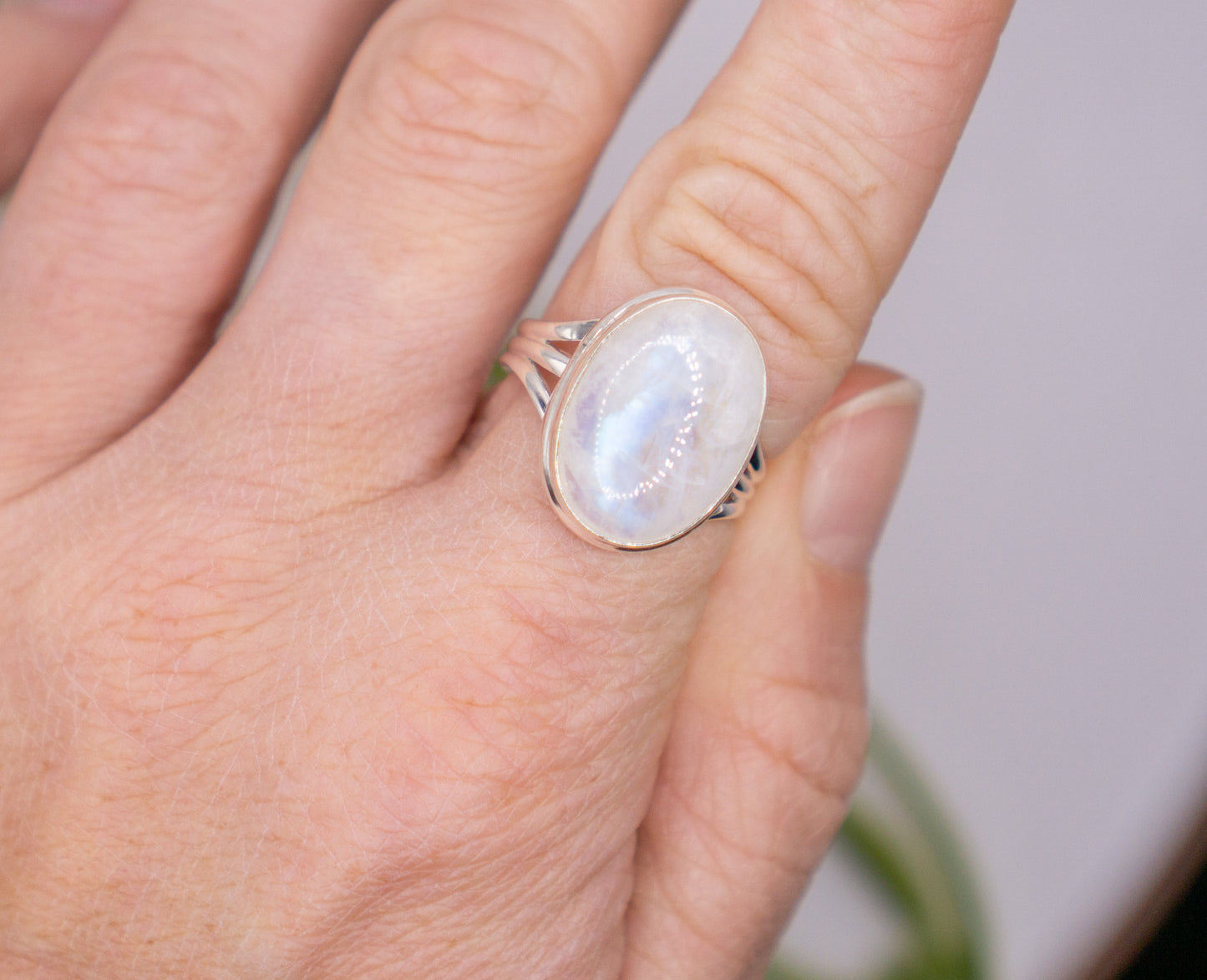 Ethereal Oval Moonstone - Size 9