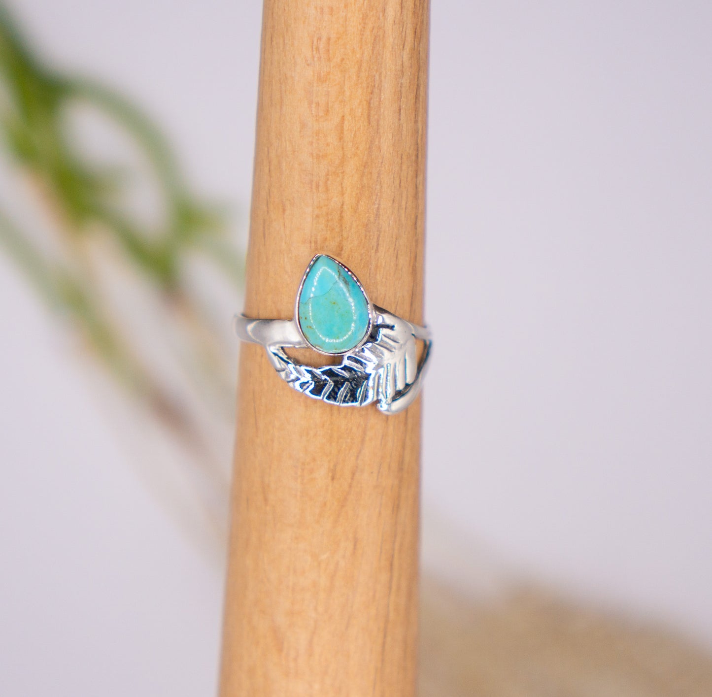 Dainty Nature Inspired Kingman Turquoise - choose your size