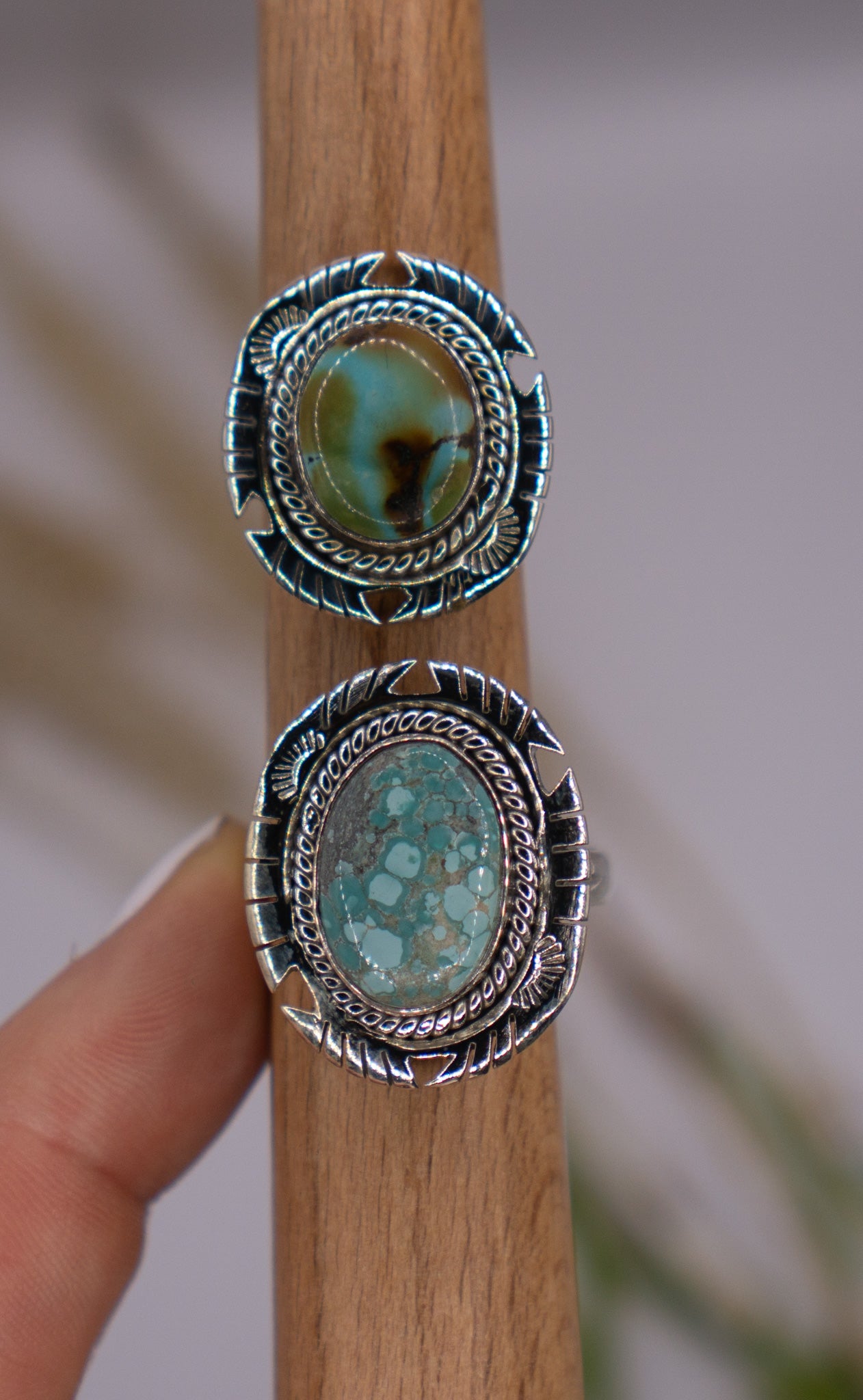 RARE!! Tibetan Turquoise Ring - Size 5 or 10