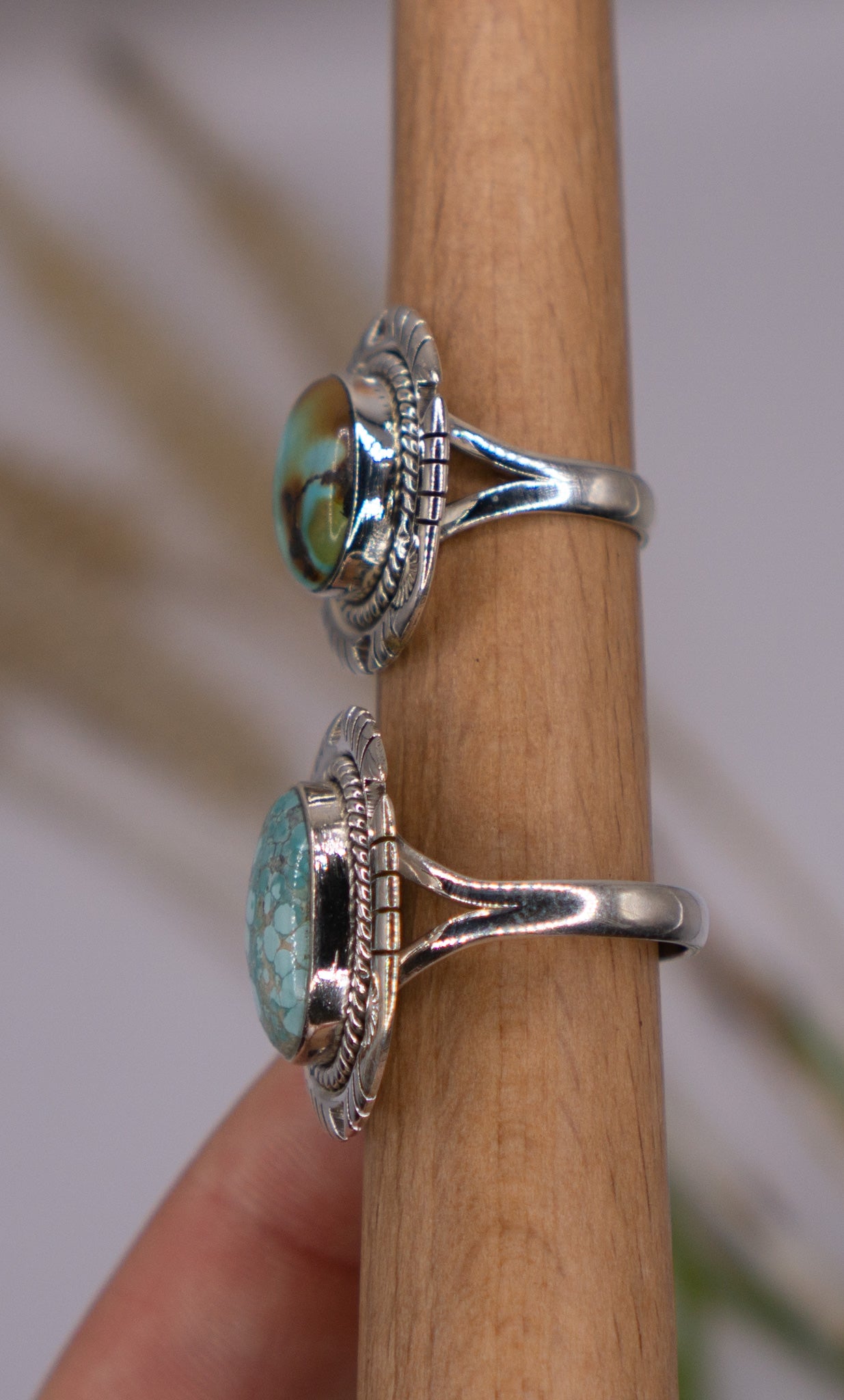 RARE!! Tibetan Turquoise Ring - Size 5 or 10