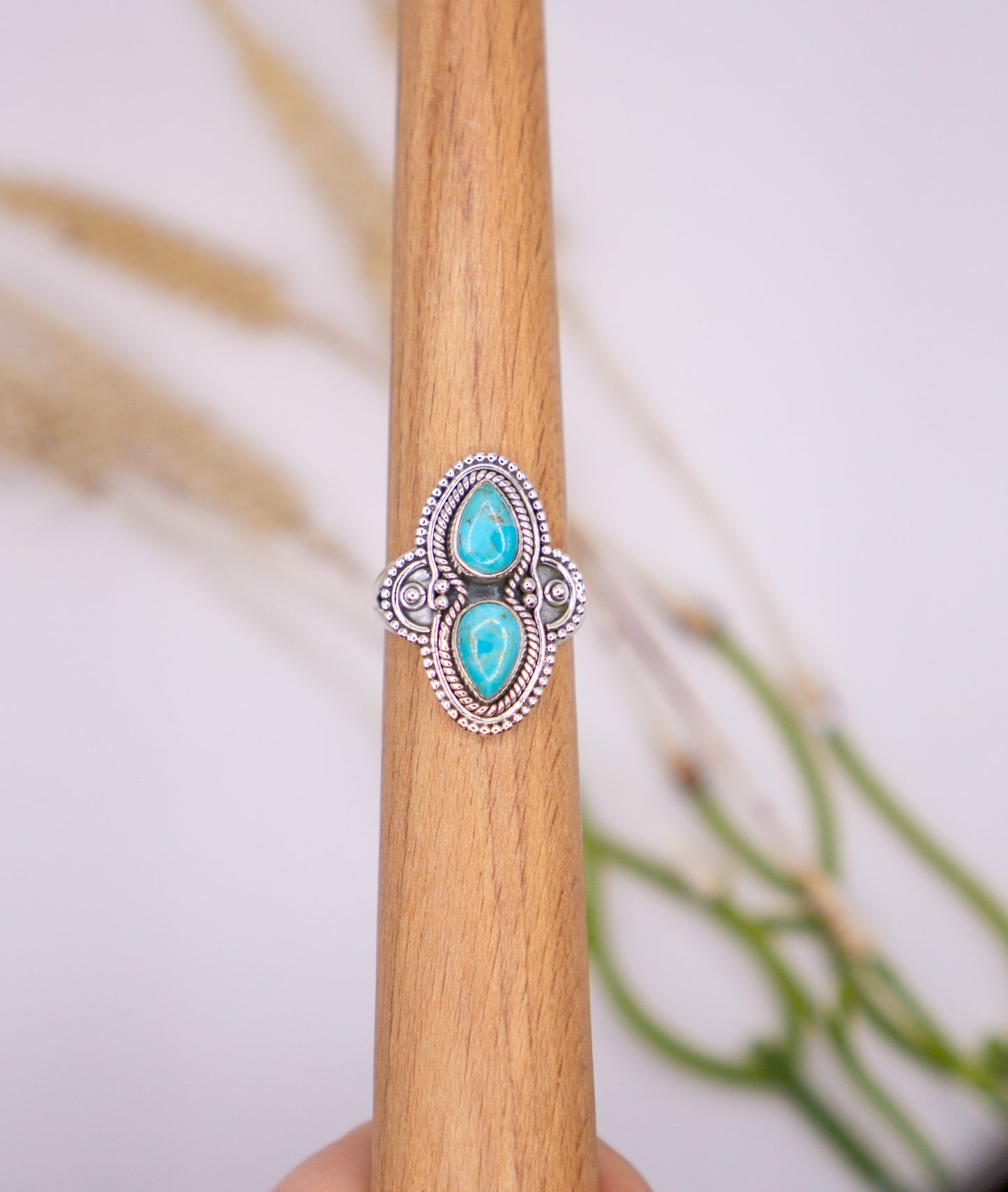Cowgirl Spirit - Kingman Turquoise Ring - Choose your size