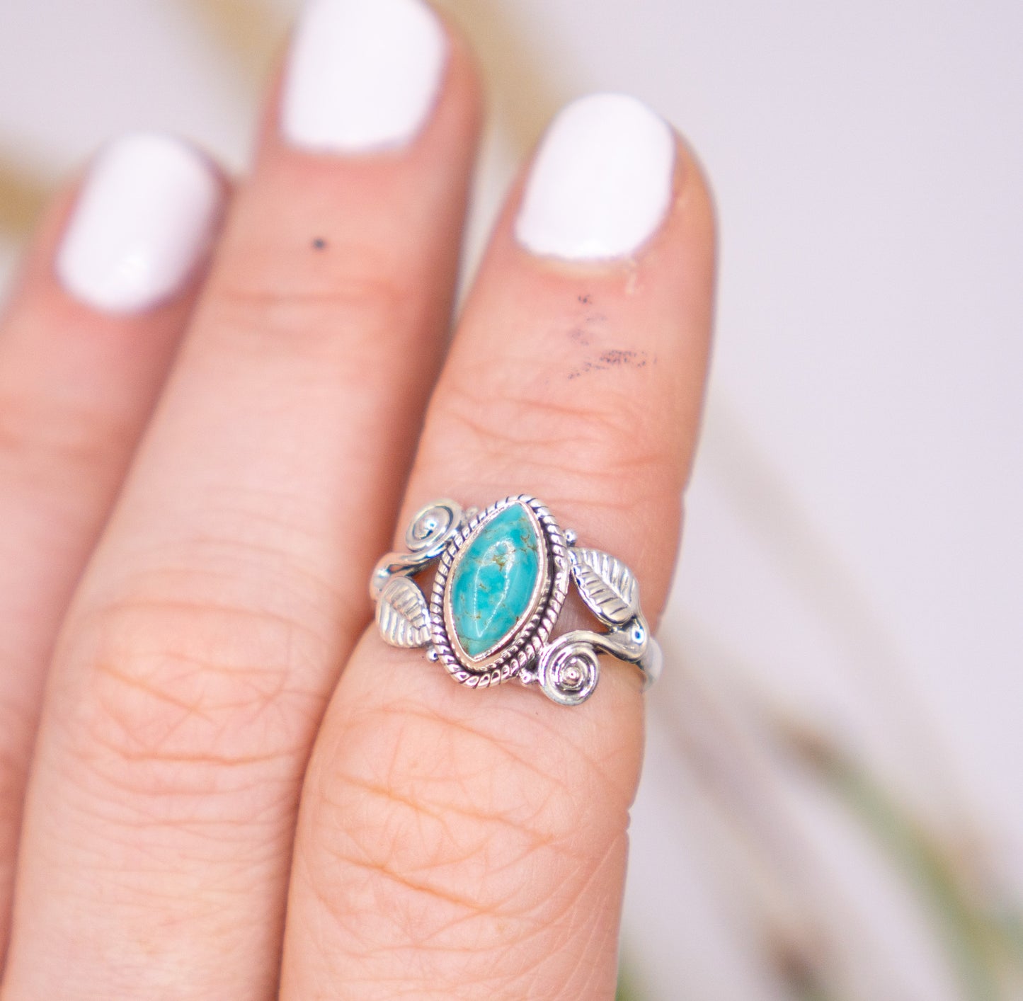 Art Nouveau Kingman Turquoise - Choose your size