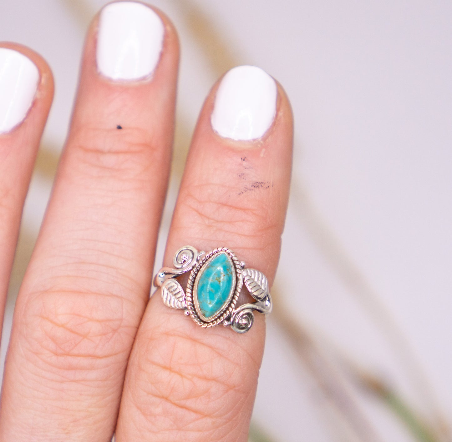 Art Nouveau Kingman Turquoise - Choose your size