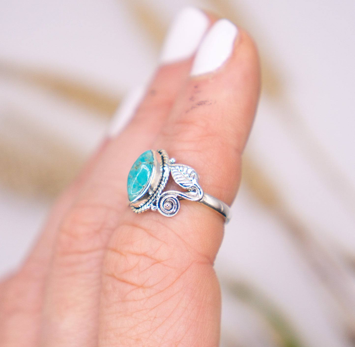 Art Nouveau Kingman Turquoise - Choose your size