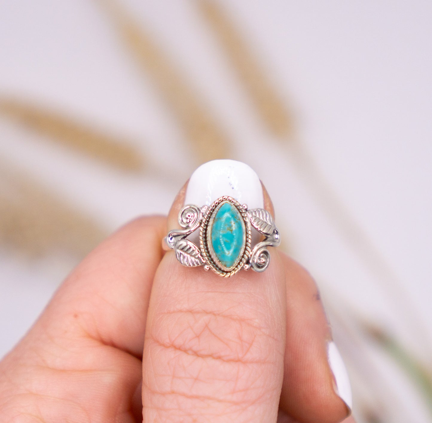 Art Nouveau Kingman Turquoise - Choose your size