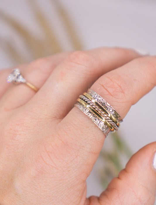 The Golden Hour Spinner Ring