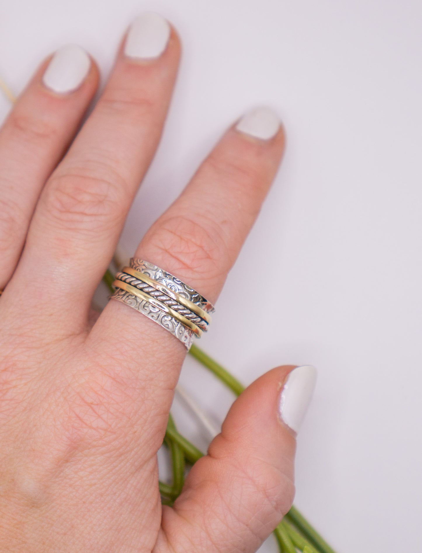 The Golden Hour Spinner Ring